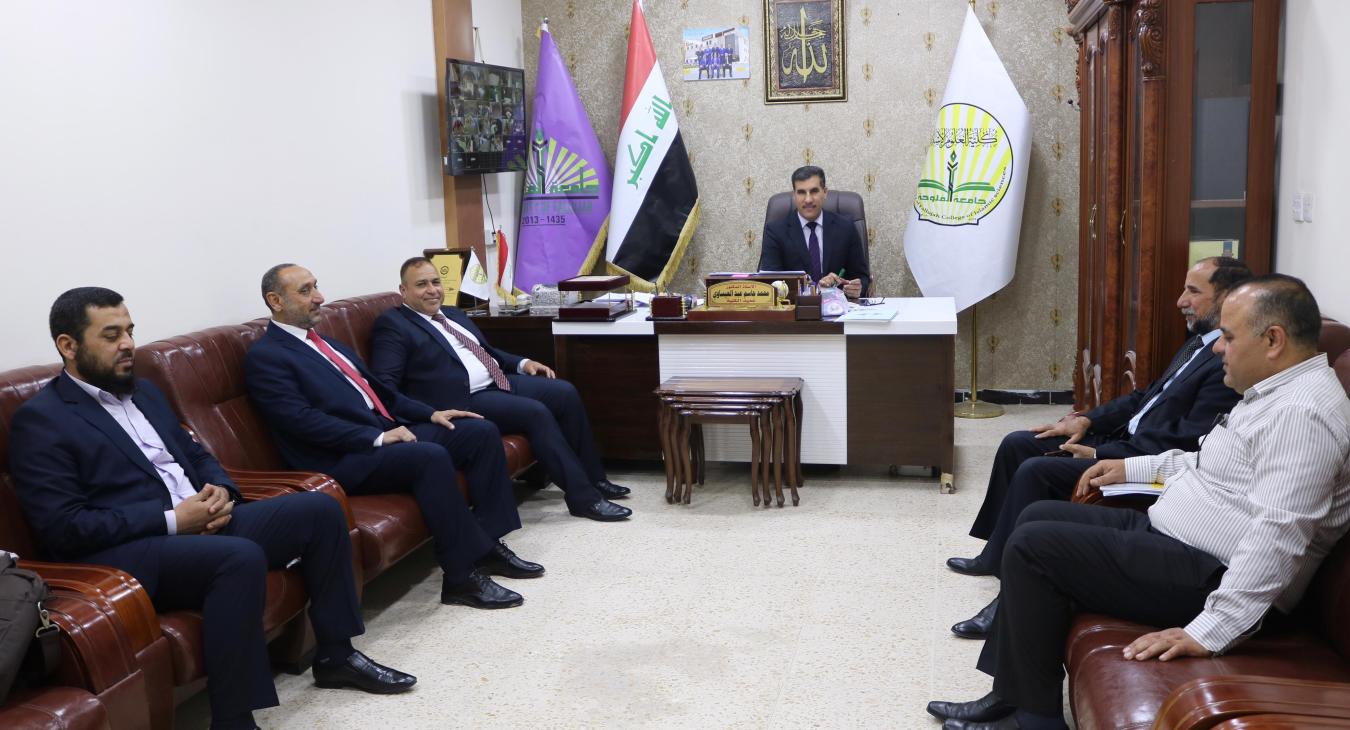 Reception of the corresponding Program Accreditation Committee at the College of Islamic Sciences - University of Anbar